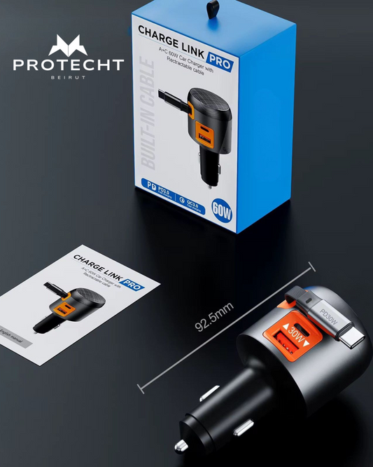 Retractable car charger